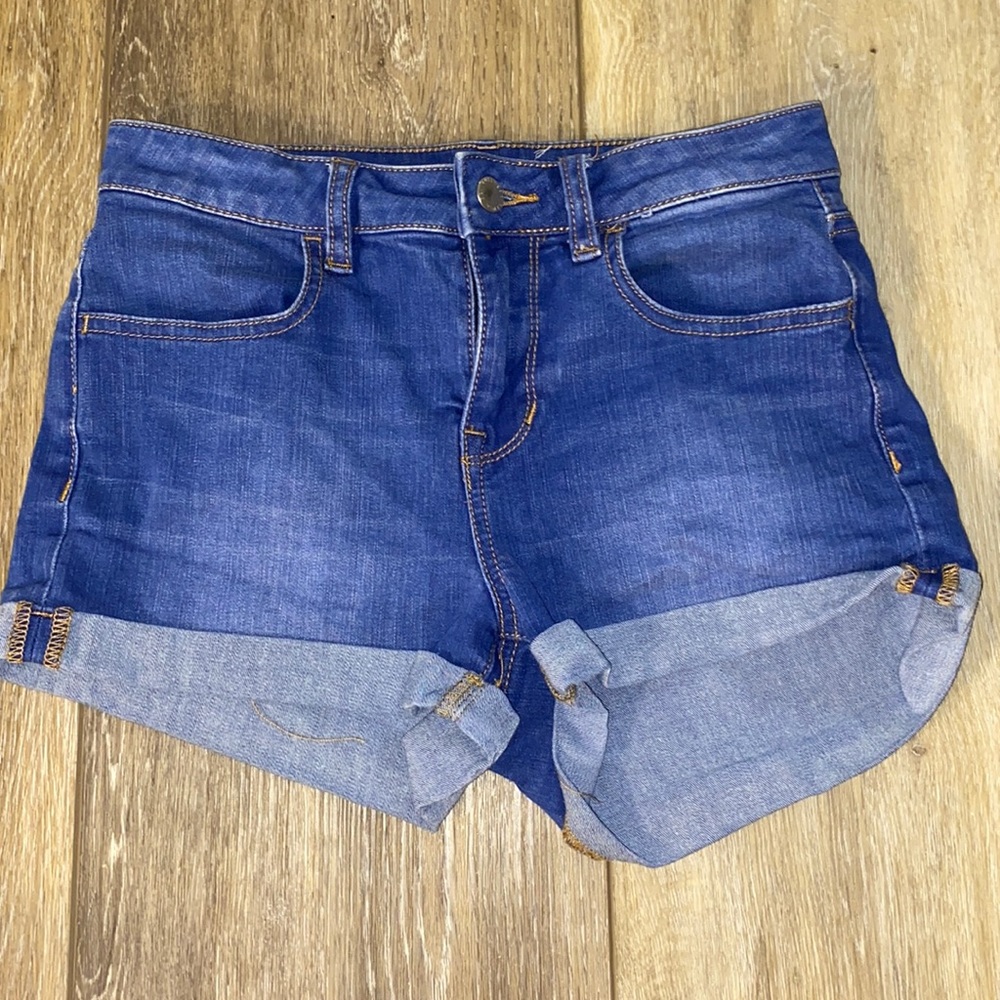 Denim shorts